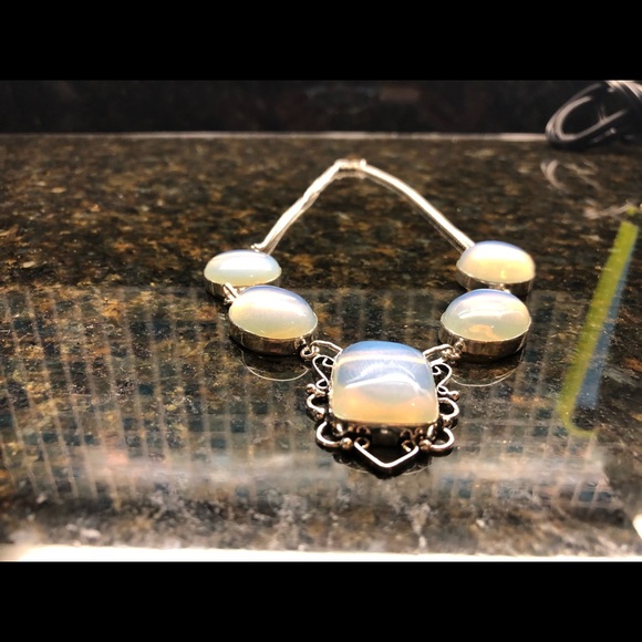 🔹Price Drop🔹Milky Opal Gemstone Statement - Picture 7 of 7